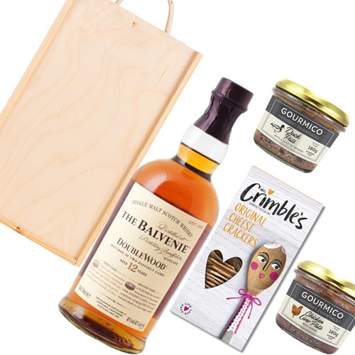 Balvenie 12 Year Old DoubleWood Whisky And Pate Gift Box